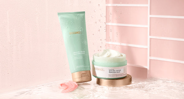 Enzyme Sugar Body Scrub + Caffeine Toning Body Cream