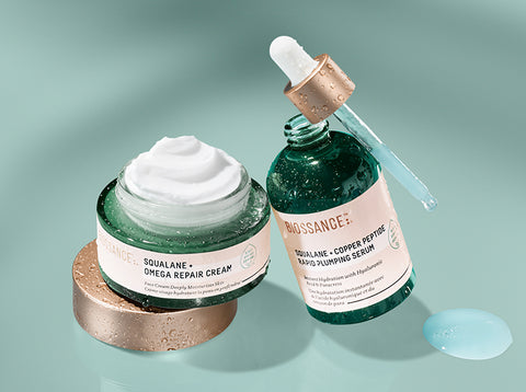 Omega Repair Cream and Copper Peptide Serum